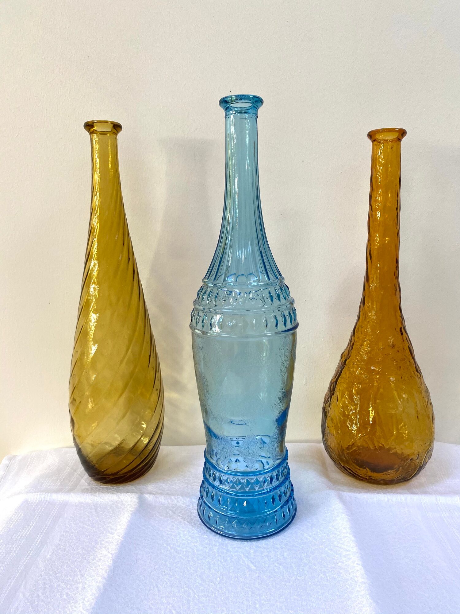 Suite de 5 carafes Empoli Italie des années 50/60