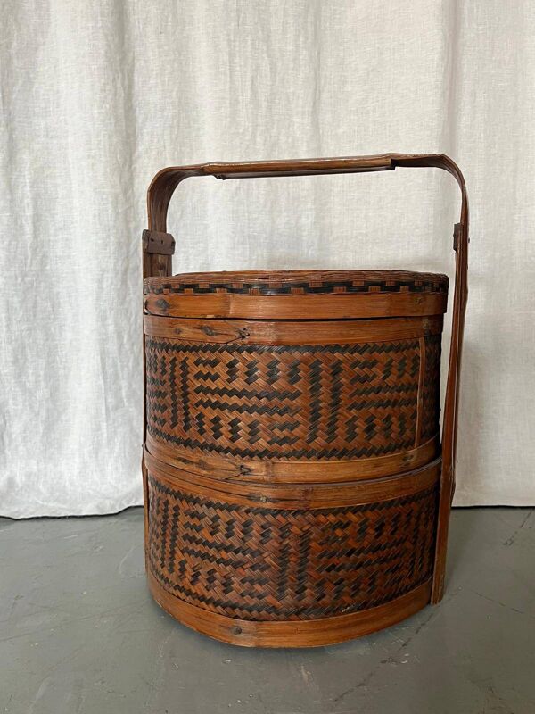 Ancienne boîte de mariage chinoise à compartiments