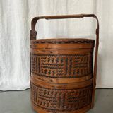 Antique Chinese wedding box with compartments