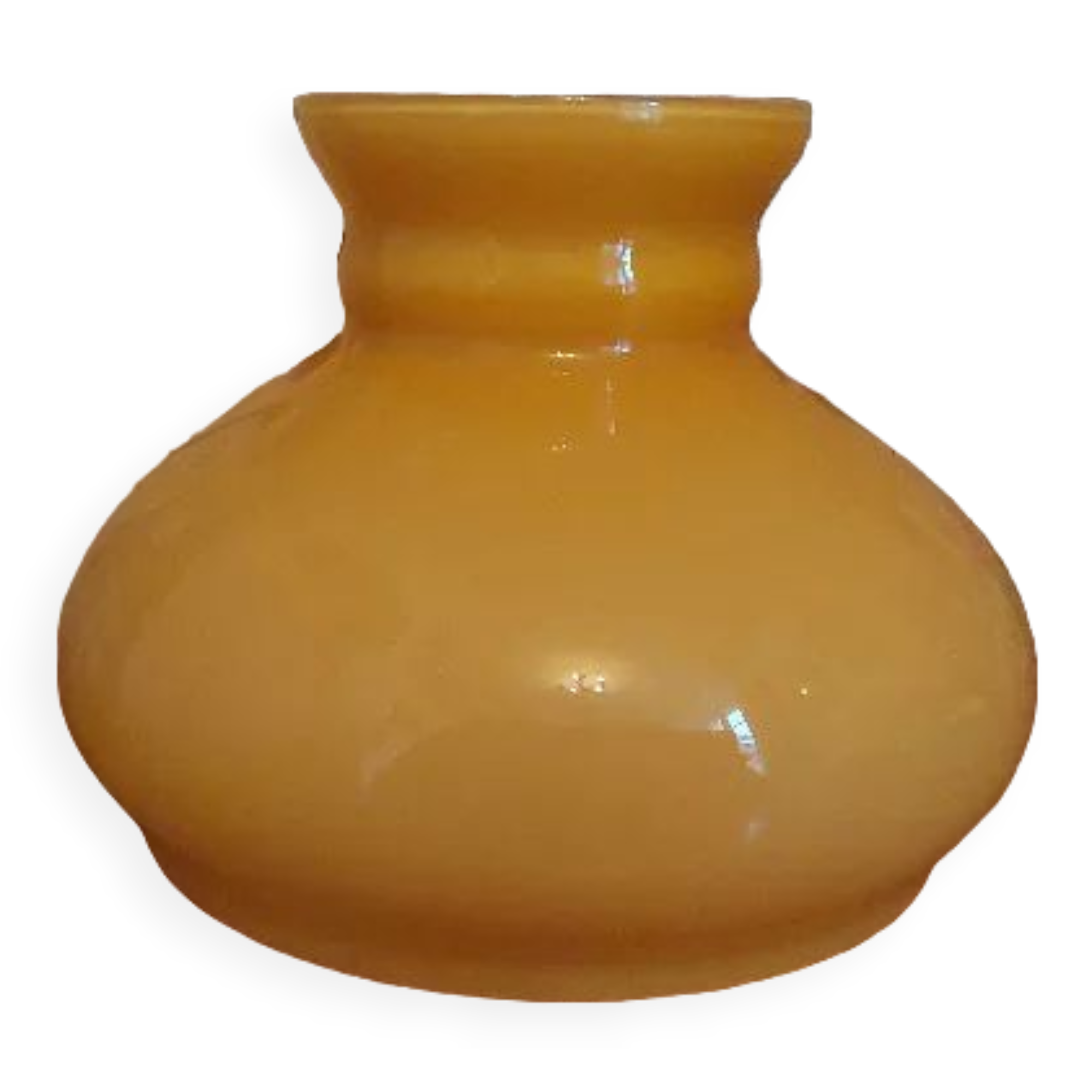 Vintage glass opaline lampshade from the 50s