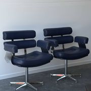 Pair of Italian Space Age lounge chairs, 1970