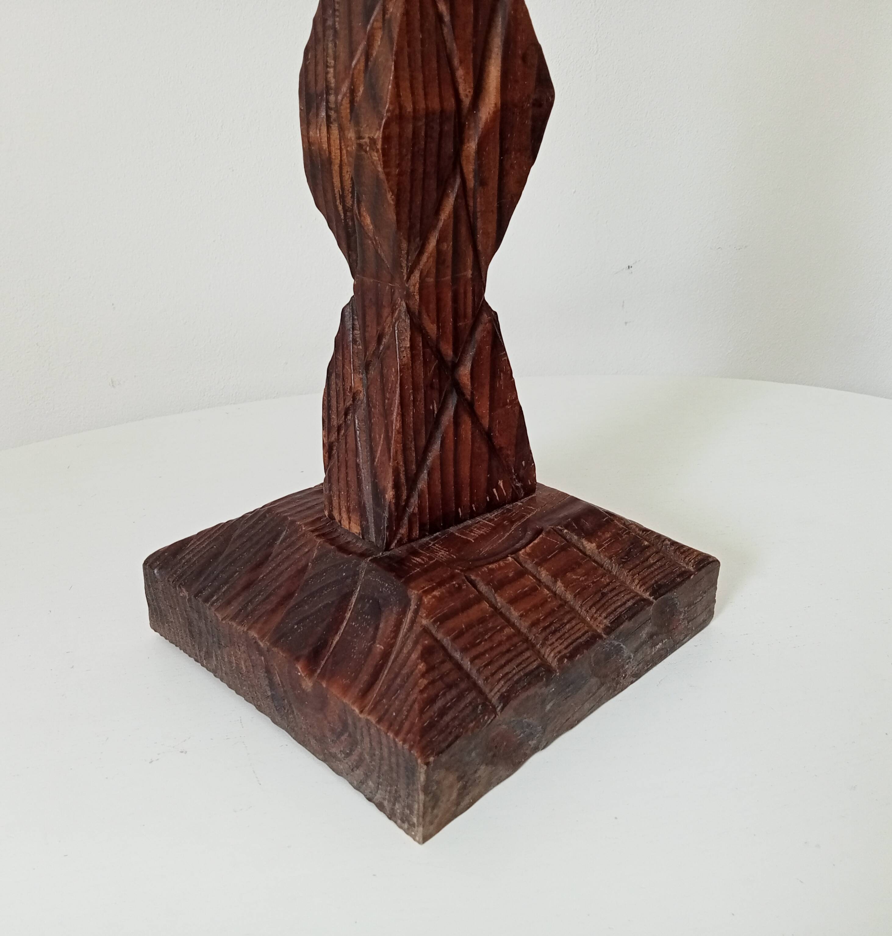 Brutalist standing ashtray from the 50s