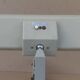 WALDMANN articulated workshop lamp with two industrial clamp arms for architects.