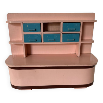 Grocery store furniture for wooden dolls