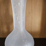 Biot glass soliflore vase