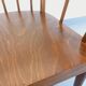 Vintage Baumann wooden armchair, Fan model, from the 60s