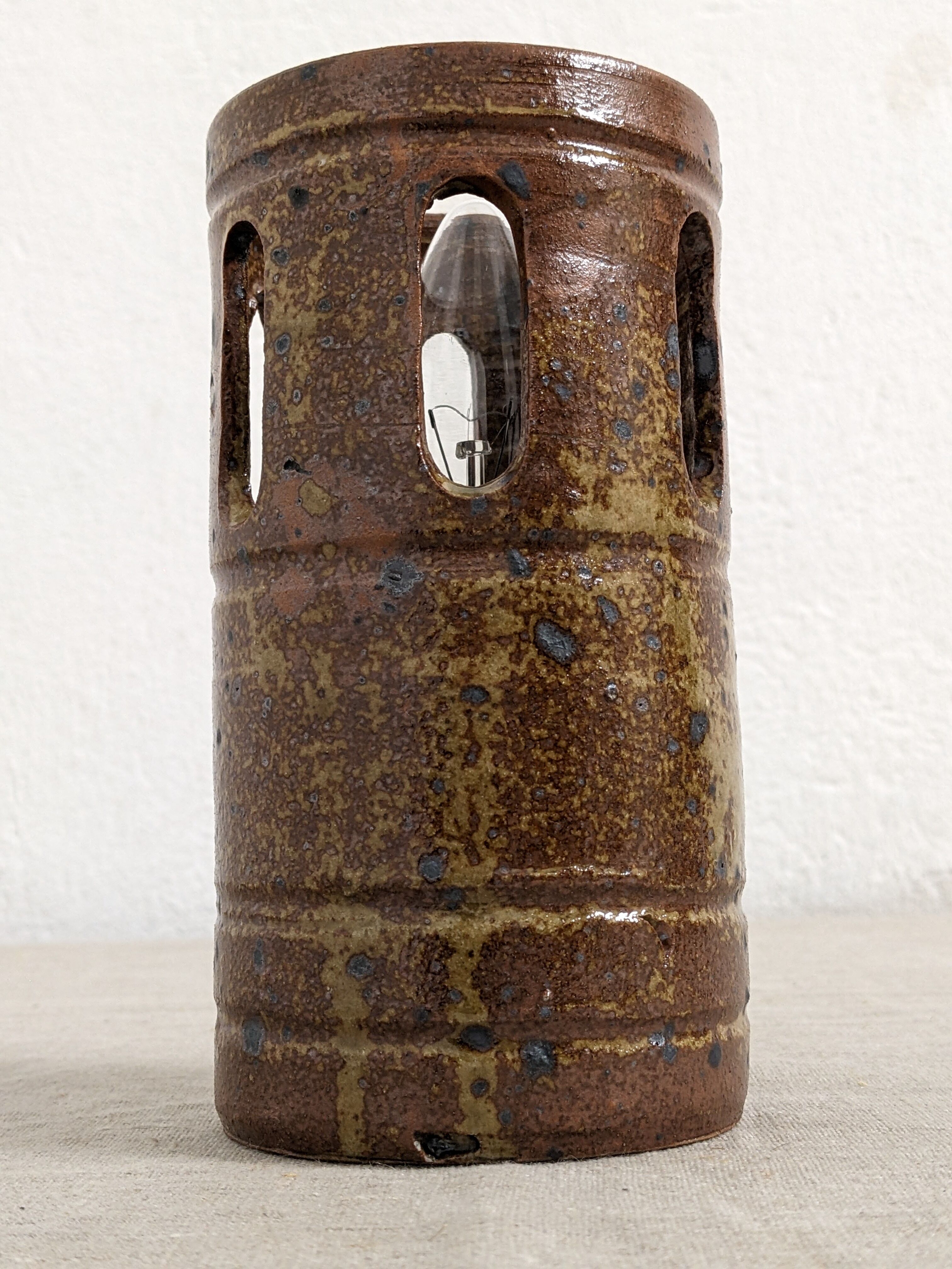 Night light in glazed stoneware from the 60s/70s