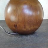 Wooden ball lamp