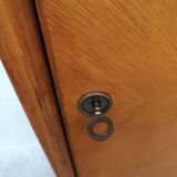 Wing-shaped locker cabinet from the 1950s