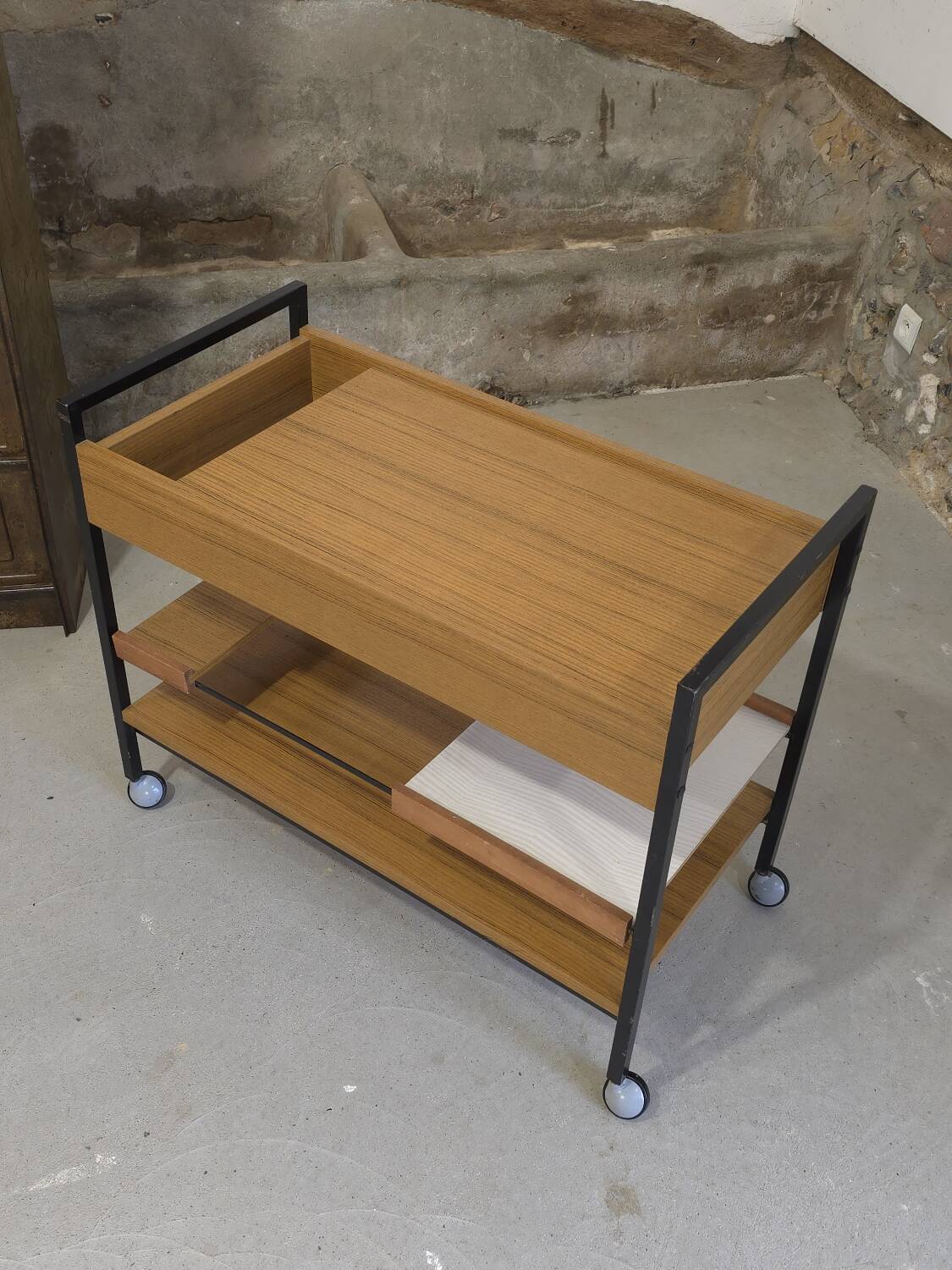 Pierre Guariche serving trolley circa 1960