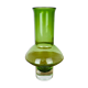 Vase scandinave verre Riihimaki vert