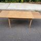 Scandinavian extendable wooden dining table 235cm 1960
