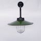 Antique outdoor lamp in enamelled sheet metal