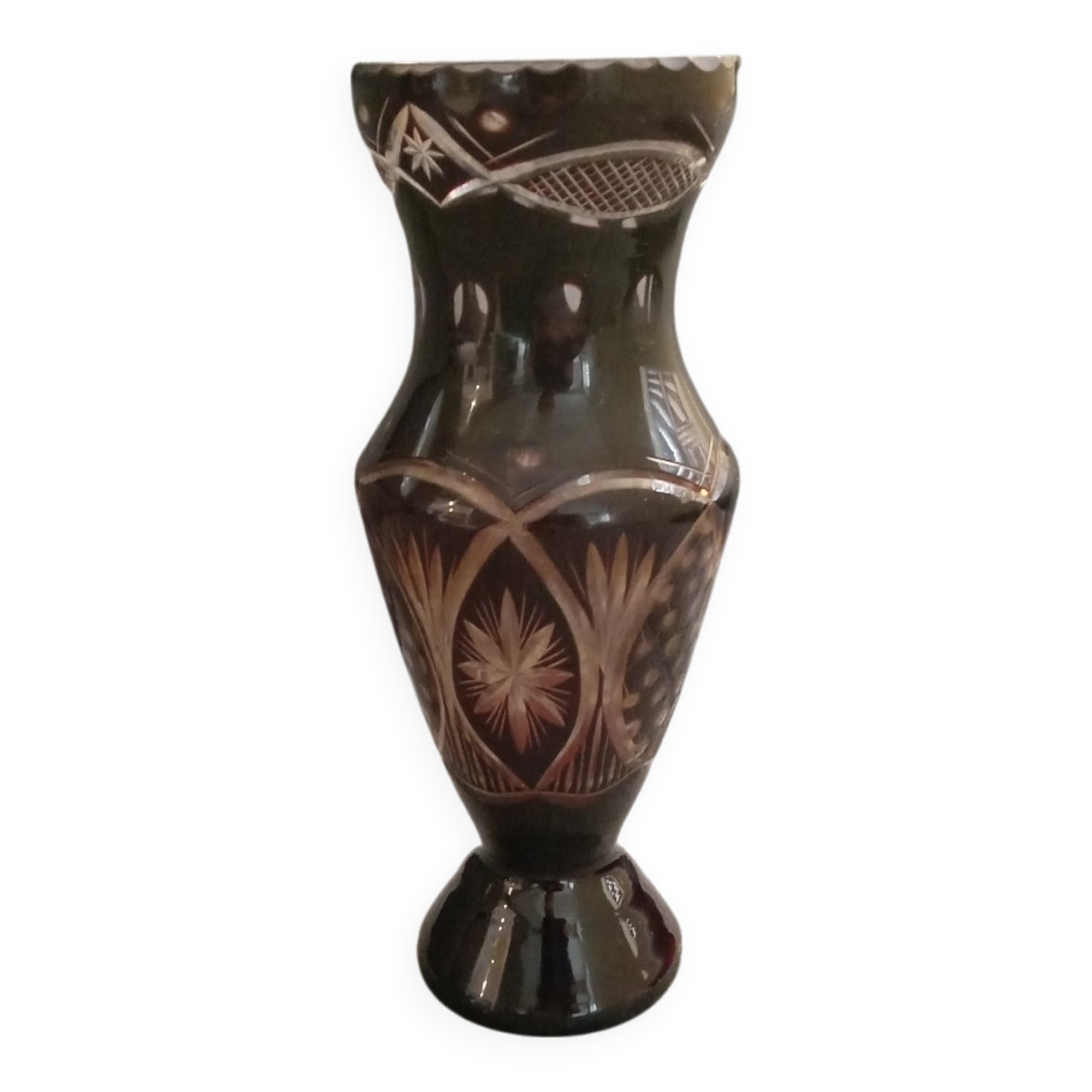 Vintage Bohemian Crystal Vase