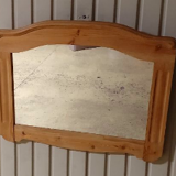 Solid pine mirror