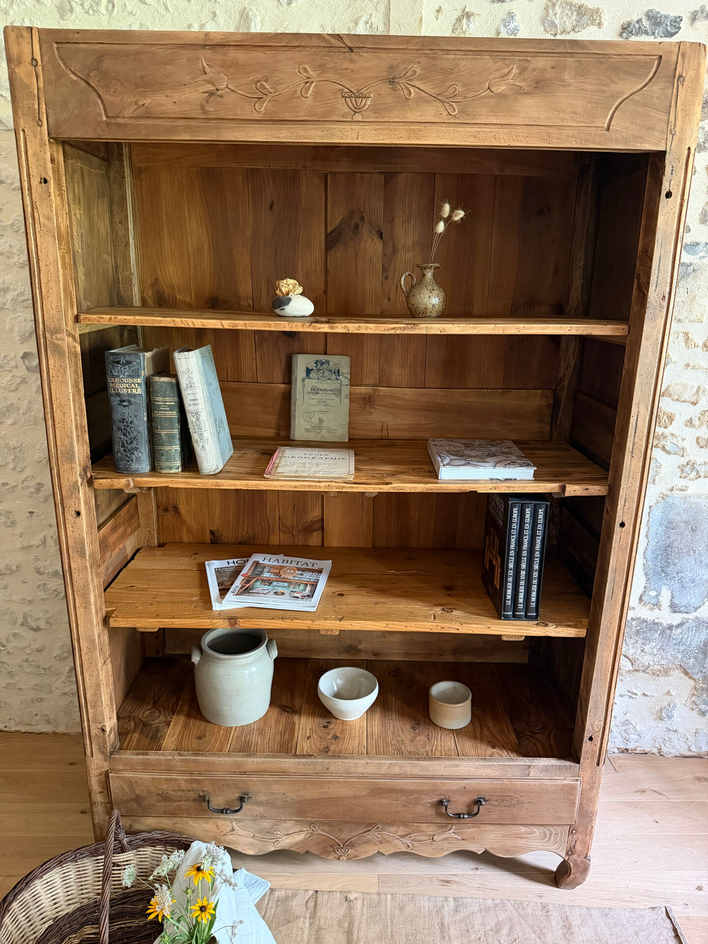 Renovated wooden library