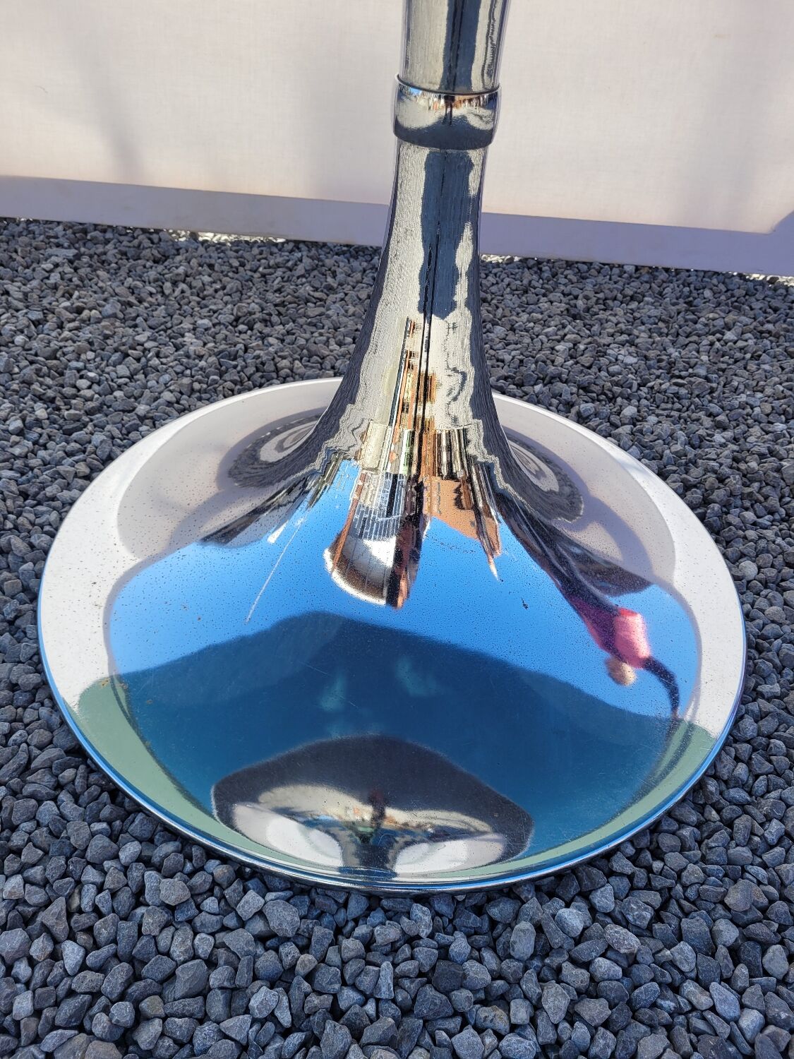 Tulip foot table by Gastone Rinaldi from the 70s