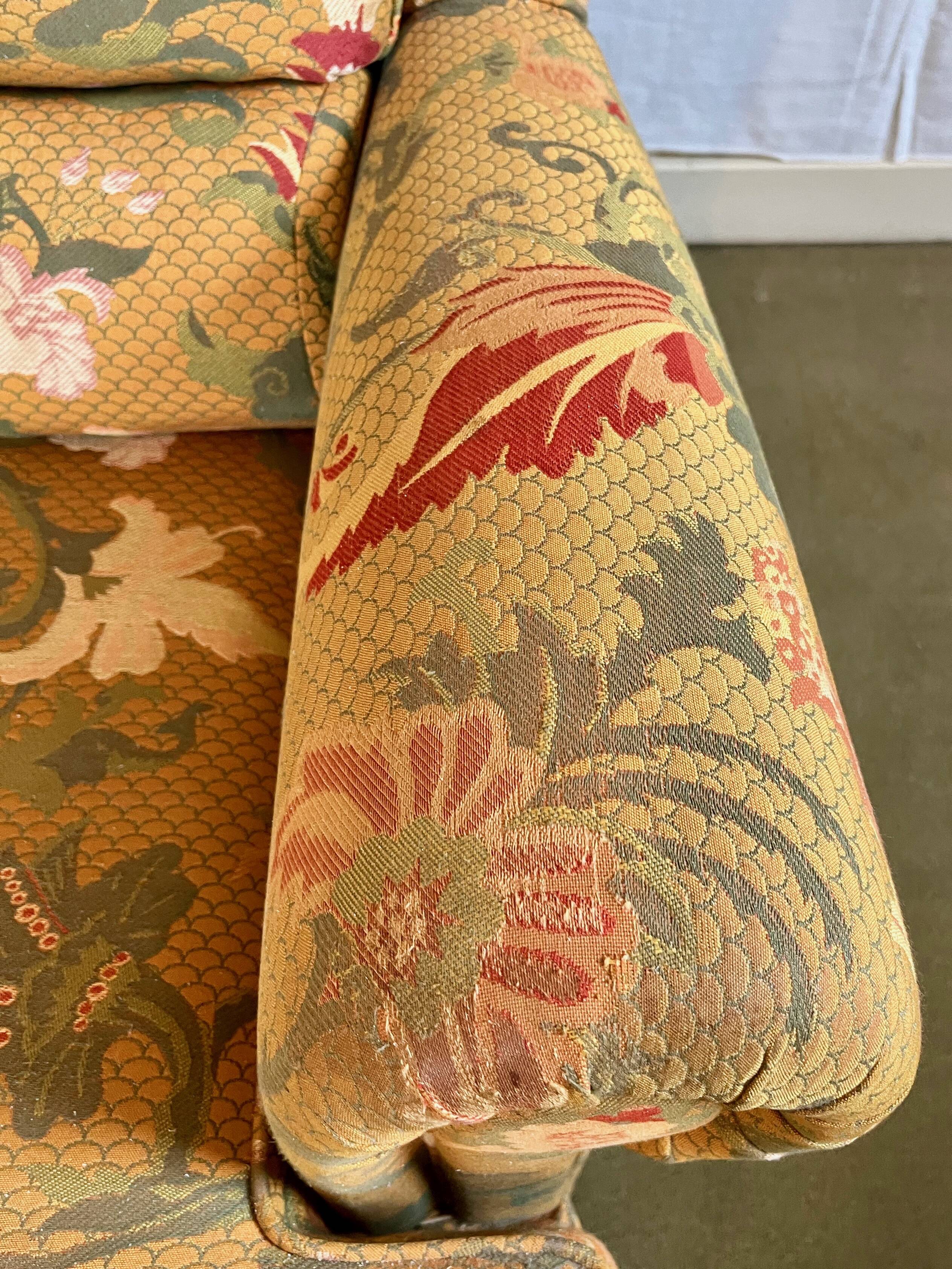 Vintage wingback chair, Burov brand, 1990s.