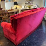 1970s velvet sofa
