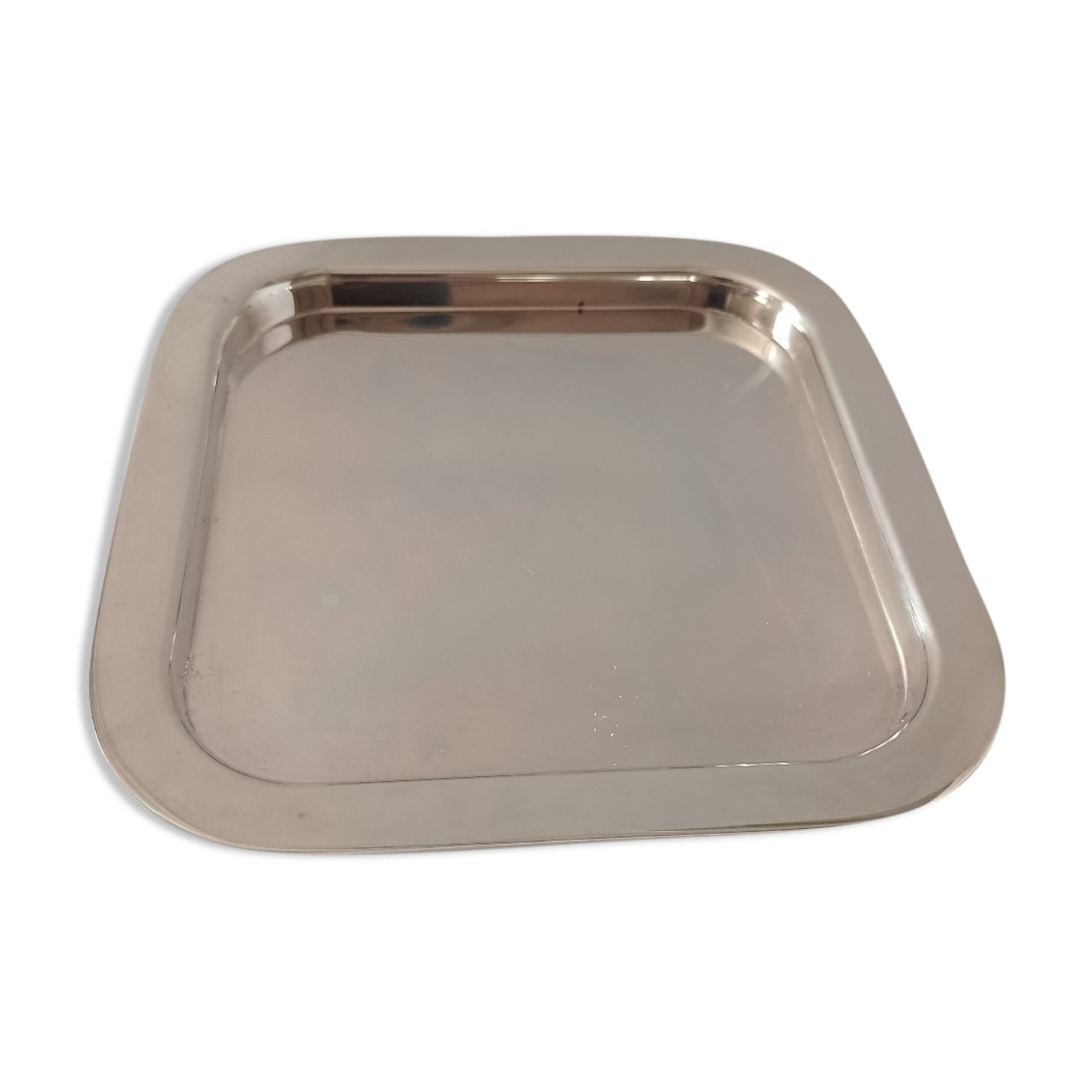 Tray in silver metal Chanel