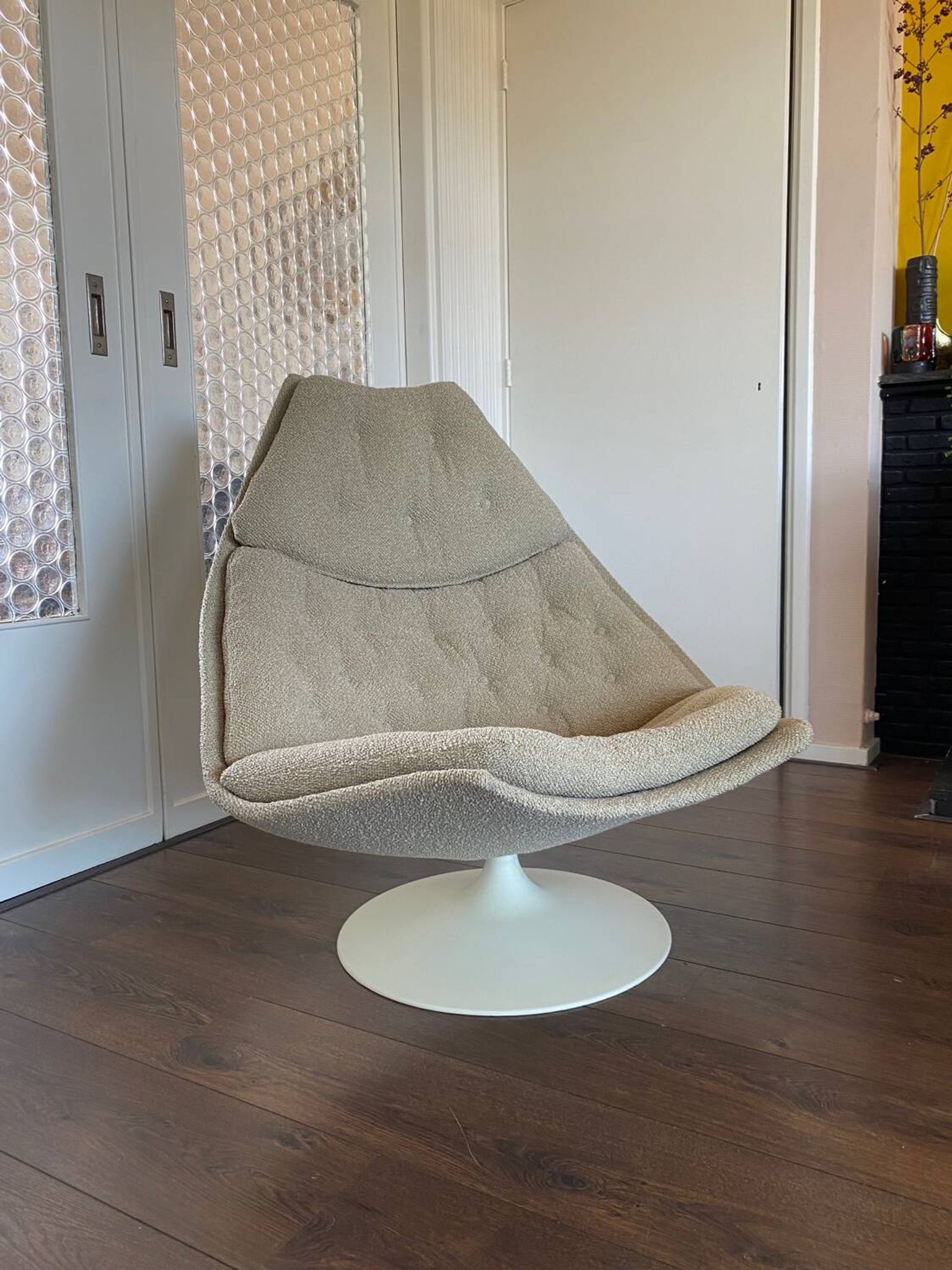 Fauteuil Lounge Artifort modèle F588 par Geoffrey Harcourt, années 1960
