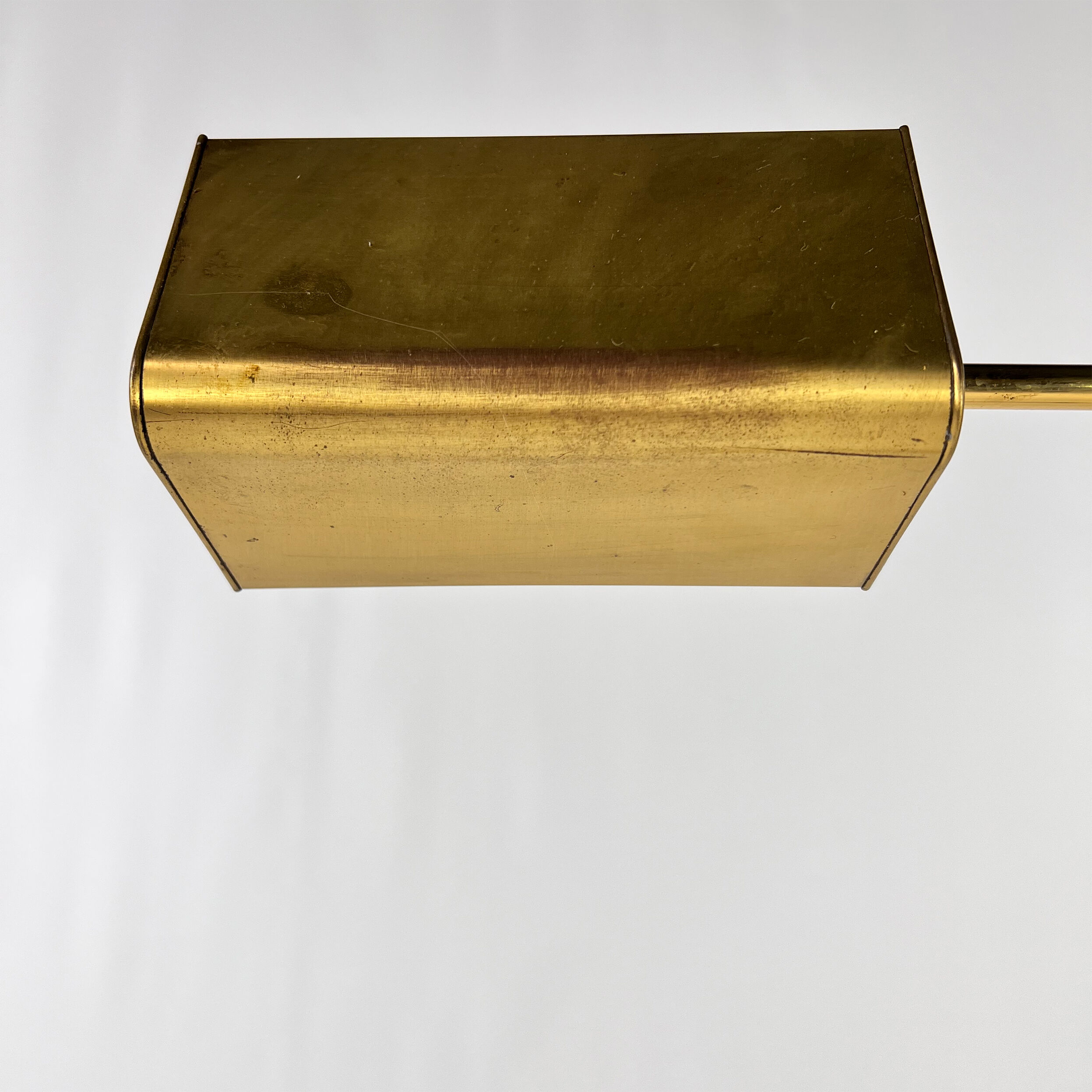 Mid Century Brass and Steel Classical Floorlamp, 1960s