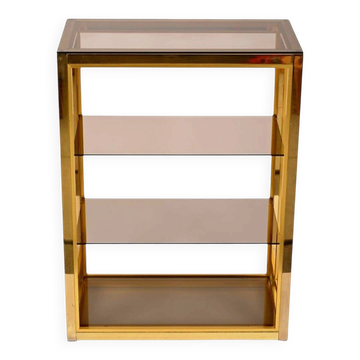 Étagère en laiton attribuée à Renato Zevi - Circa 1970