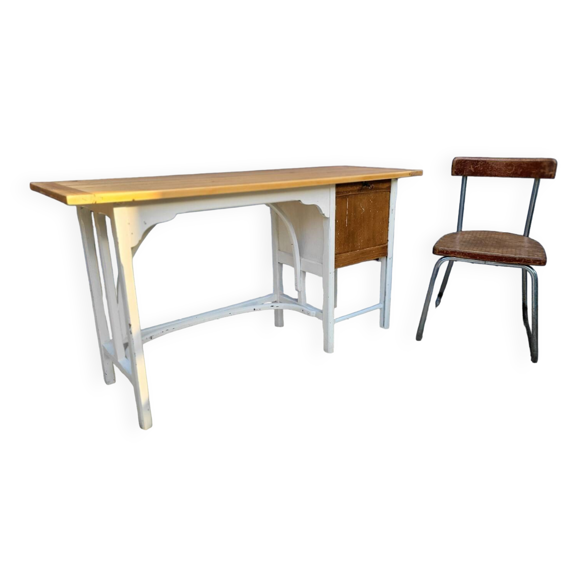 Bureau enfant Baumann et chaise Bauhaus