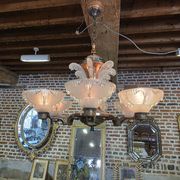 Ezan Art Deco 6-light chandelier