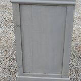 Early 20th century Parisian sideboard in solid wood with gray patina