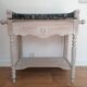 Beautiful antique dressing table, reimagined with a marble top.
