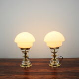 Set of two table lamp by Jablonecké sklárny, 1980´s.