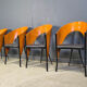 Postmodern Spanish dining chairs, 1980s - set of 4