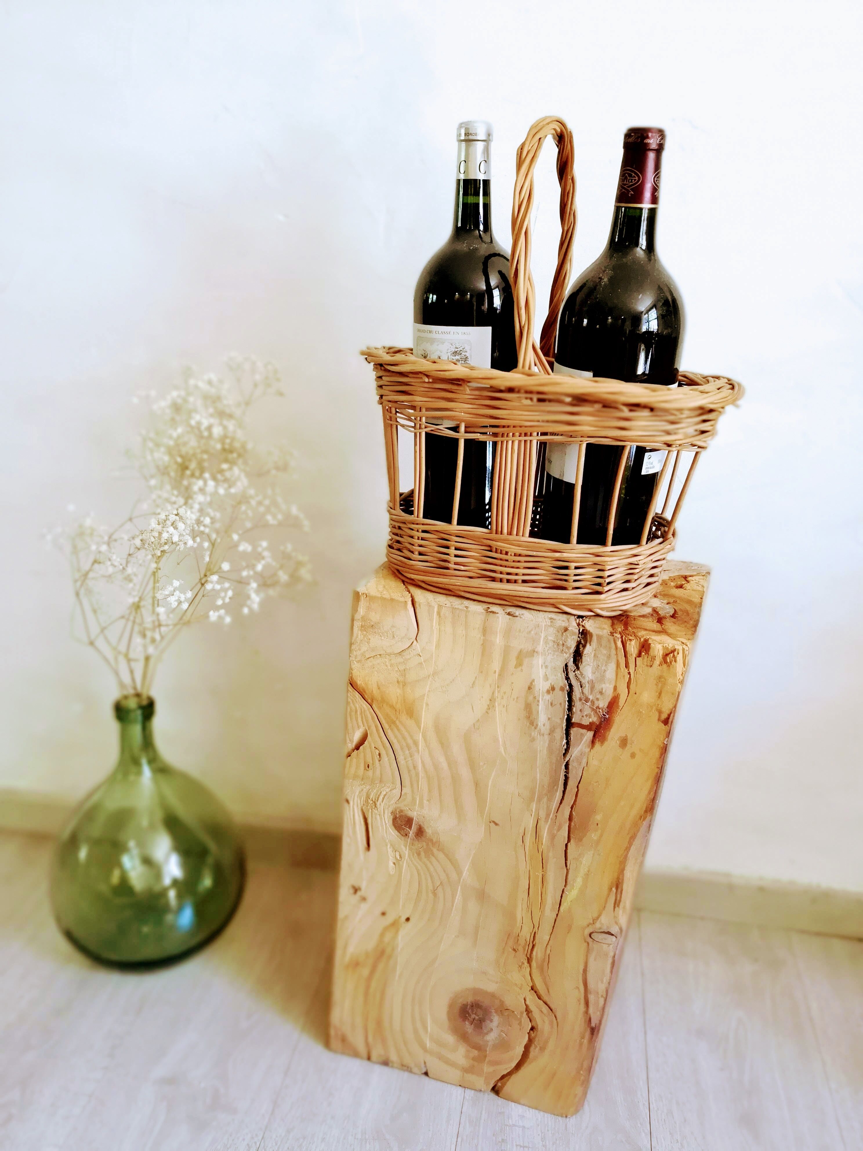 Basket Wicker bottle holders