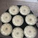 Set of 8 flat plates made of ironstone.