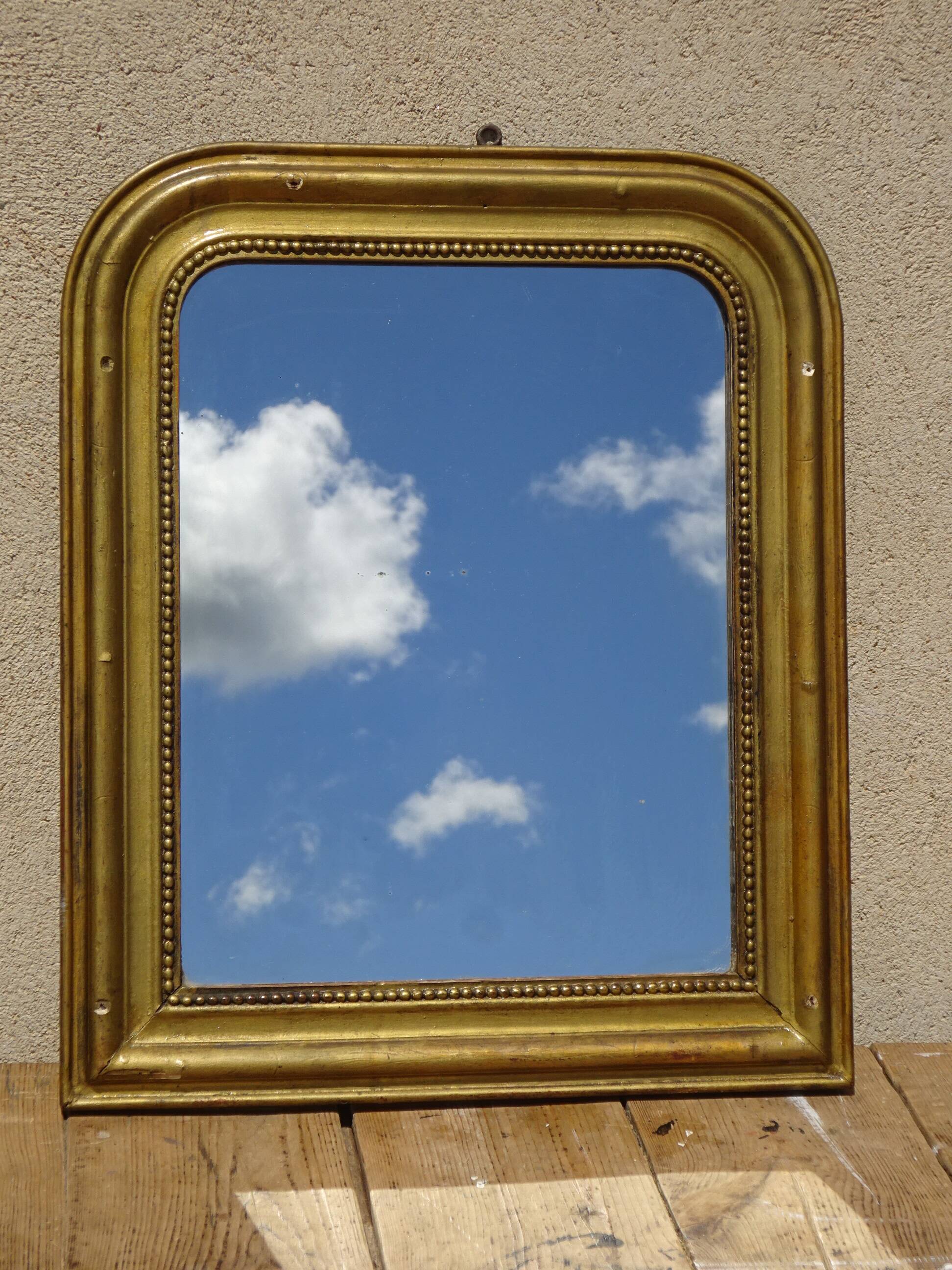 Très ancien miroir au mercure, Louis Philippe