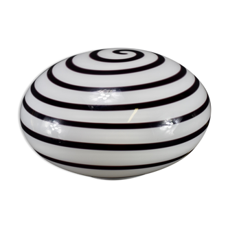 Vintage lamp zebra eglo black and white vintage