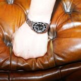 Victorian Chesterfield canapé from 1890 in restored leather, stamped Cornelius V. Smith.