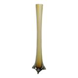 Grand vase soliflore jaune