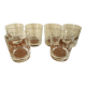 6 verres whisky cristal Lorraine service vintage french crystal glasses