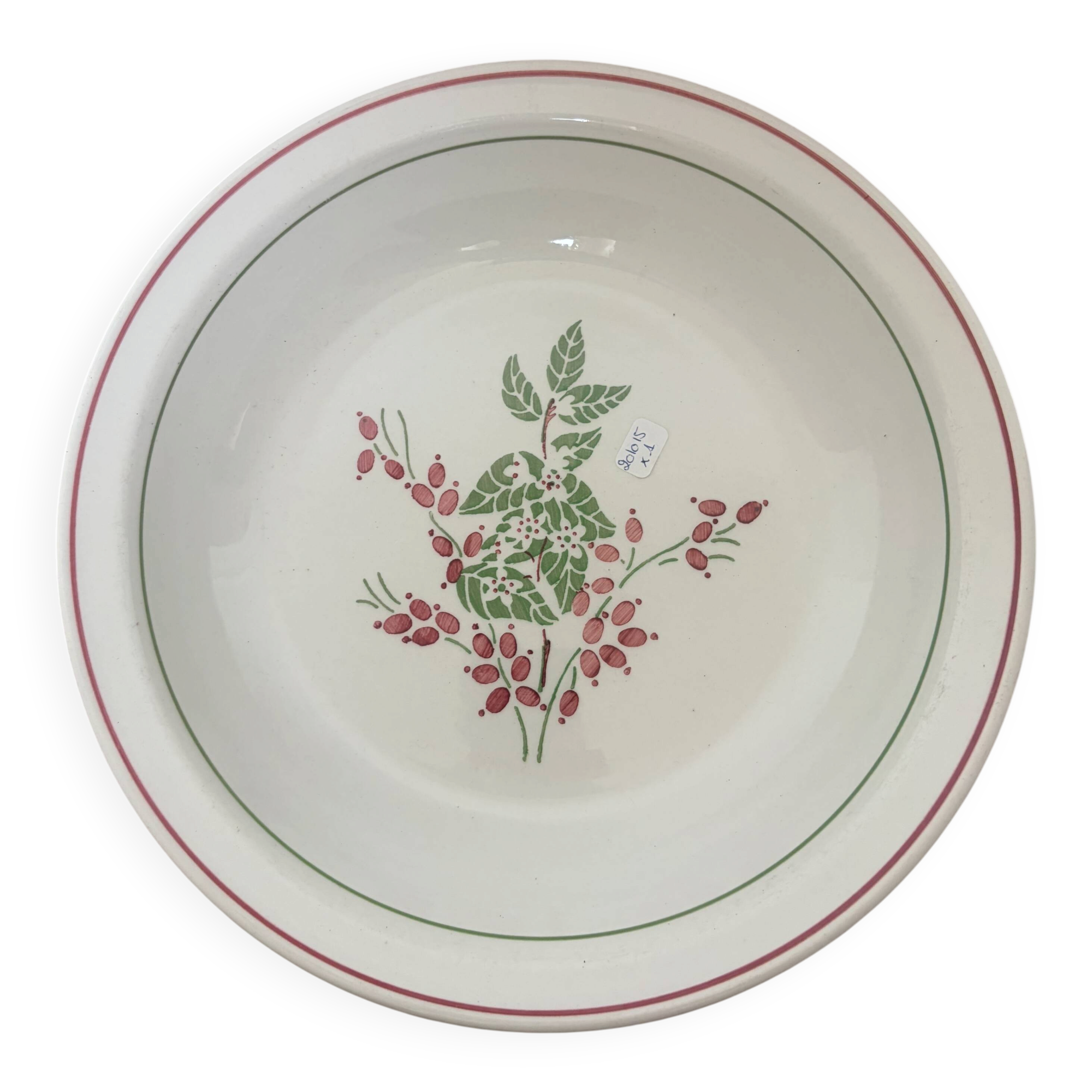 Plat de service rond creux 201015