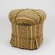 Art Deco Stool Friedrich Otto Schmidt, Pouf, Original Condition, Vienna, 1920s
