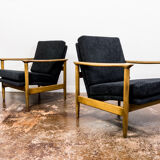 Pair of GFM 142 Armchairs by Edmund Homa, 1960s