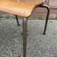 4 vintage school chairs