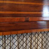 Library louis 15, old, door with fence