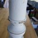 Pair of antique wooden candlesticks/candlesticks