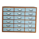 Armoire à tiroirs industrielle colorée