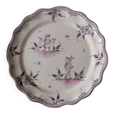 Moustier faience plate