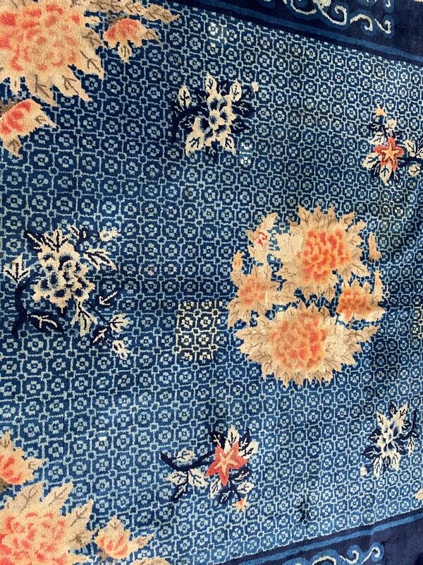 Old Chinese art deco rug spekin 150x190 cm
