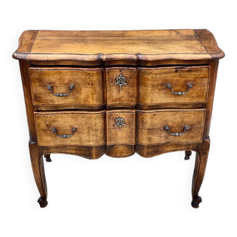 Petite commode en noyer d’époque louis xvi  18 eme siècle